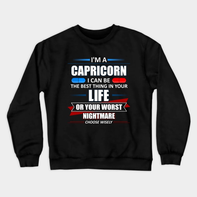 I'm a Capricorn Crewneck Sweatshirt by Stoney09